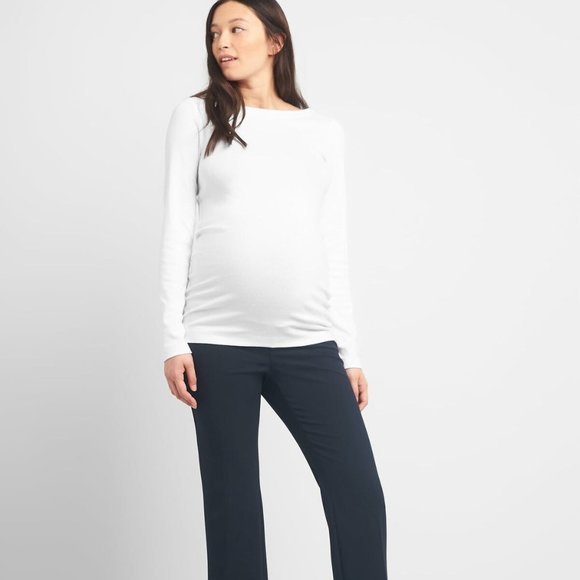 Gap Maternity Full Panel Baby Boot Trousers - Picture 7 of 8